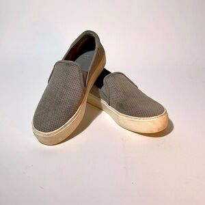 Ugg Alameda Suede Slip-ons. US size 8. Gray